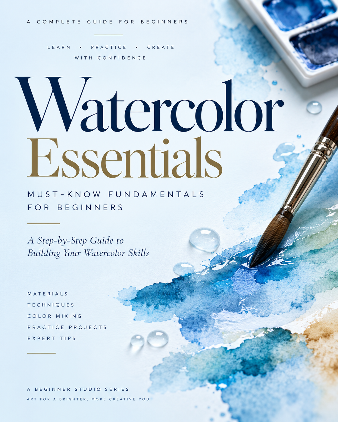 Watercolor Painting Essentials: Must-Know Fundamentals. E-book course.